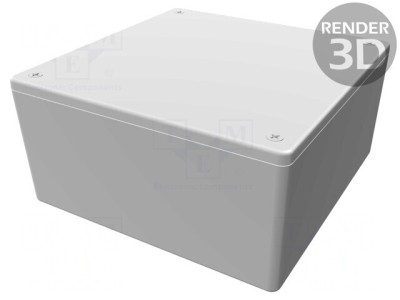 Carcasă Universală ABS Gri 123x123x60mm foto