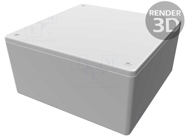 Carcasă Universală ABS Gri 123x123x60mm