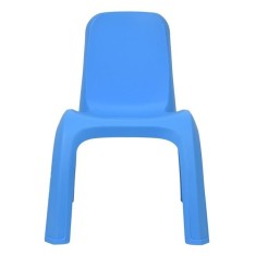 Scaun din Plastic Albastru Mat, Fara Brate, pentru Copii, 38x44x52 cm