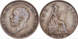Anglia 1936 - 1 penny, circulata