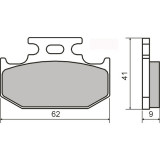 Placute frana Yamaha DT 125cc, Rms