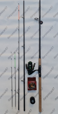 SET FEEDER Lanseta TFD4 3,30m + Mulineta SPARKLER SP4000 + 150m fir foto