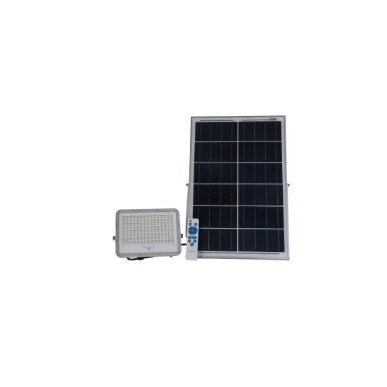 Proiector LED cu Panou Solar si telecomanda 120W/6500k