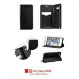 Husa Flip Carte Stand Magnetica Neagra Samsung Galaxy S8 Plus (G955)