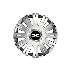 Set 4 Capace Roti Autohelix MSA&reg; potrivite jantelor de 15 inch, pentru Dacia Nou, model Active Crom