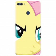 Husa silicon pentru Huawei Y9 2018, Close Up Fluttershy My Little Pony Friendship Is Magic