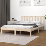 VidaXL Cadru de pat Small Double 4FT, 120x190 cm, lemn masiv de pin