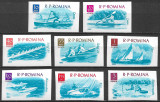 ROM&Acirc;NIA 1962 - LP 538 A - SPORTURI NAUTICE - SERIE NEDANTELATĂ MNH