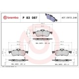 Placute frana Toyota Yaris ( P13) 12.10-06.20, Yaris ( P9) 01.05-12.14, Yaris Box / Liftback ( P13) 10.12-06.20, Spate, BREMBO