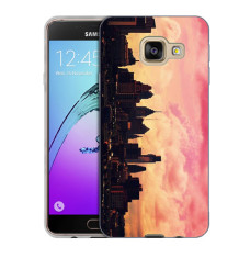 Husa Samsung Galaxy C7 C7000 Silicon Gel Tpu Model Vertical City foto