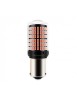 Led auto Canbus Portocaliu, PY21W, BAU15S, 144 SMD, 12V, Xenon Bright