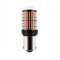 Led auto Canbus Portocaliu, PY21W, BAU15S, 144 SMD, 12V