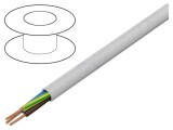 Cablu HELUKABEL H05VV-F 3x17AWG PVC Gri 300V Cod 28067