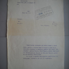 HOPCT DOCUMENT VECHI 362 MINISTERUL INDUSTRIEI COMERT EXTERIOR /BUCURESTI 1936