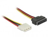 Cablu de alimentare SATA la Molex T-M 100cm, Delock 60140