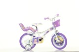 Bicicleta pentru copii 16 inch K-Pop cu roti ajutatoare si cosulet