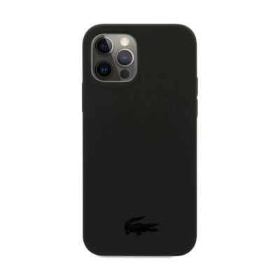 Husa Cover Lacoste Silicon Glossy Printing Logo iPhone 13 Pro Max Albastru foto