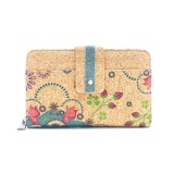 Portofel compact din pluta cu clapa