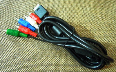 Cablu component conectare TV pentru PS1, PS2, PS3 foto
