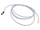 Conector M12 tată 4 pini drept cu cablu 3m HARTING cod A DeviceNet/CANopen