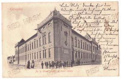 4996 - CARANSEBES, Timis, Litho, Romania - old postcard - used - 1906 foto