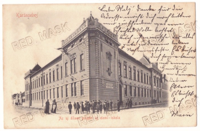 4996 - CARANSEBES, Timis, Litho, Romania - old postcard - used - 1906