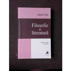 FILOSOFIE SI LITERATURA - ADRIAN NITA (CU DEDICATIE)