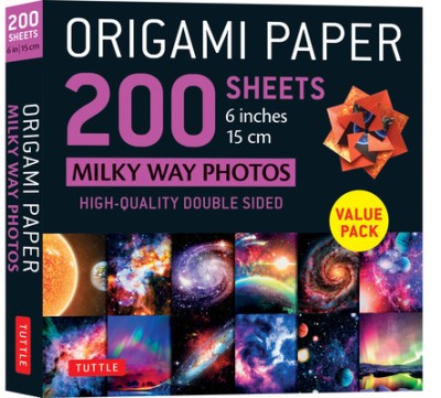 Origami Paper 200 Sheets Milky Way Photos 6&amp;quot;&amp;quot; (15 CM): Tuttle Origami Paper: High-Quality Double Sided Origami Sheets Printed with 12 Different Photog foto