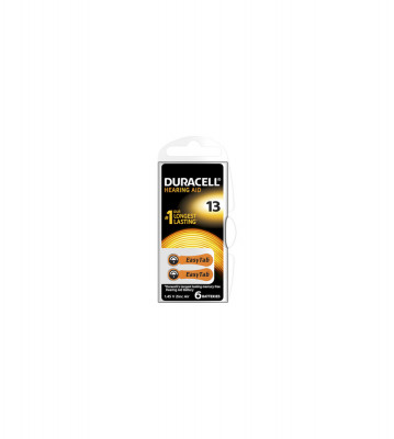 Duracell ActivAir Hearing Aid DA13 1.45V baterii aparate auditive-Conținutul pachetului 1x Blister foto