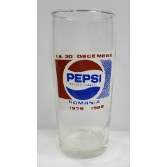 PEPSI, PAHAR DIN STICLA, 1988