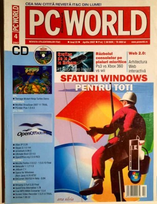 Revista PC WORLD nr 4 din 2007 ______FARA CD!!!! foto