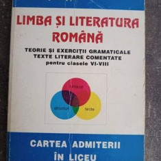 Limba si literatura romana Teorie si exercitii gramaticale- Gheorghe Capsa