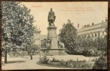 (119) CARTE POSTALA UNGARIA - BUDAPESTA - STATUIA GROF SZECHENYI ISTVAN