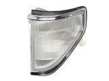 Lampa pozitie Toyota Land Cruiser (Fj80/Fj82), 01.1989-05.1996, fata, Stanga, LT, RJ, W5W; rama cromata; cu suport becuri; fara omologare, DEPO