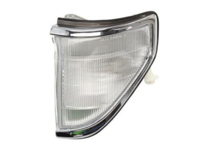 Lampa pozitie Toyota Land Cruiser (Fj80/Fj82), 01.1989-05.1996, fata, Stanga, LT, RJ, W5W; rama cromata; cu suport becuri; fara omologare, DEPO foto