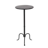 Cumpara ieftin Masuta metal negru &Oslash; 38x78 cm