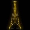 VidaXL Pom de Crăciun LED 483 LED-uri Alb Cald 240 cm