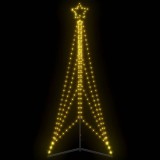 VidaXL Pom de Crăciun LED 483 LED-uri Alb Cald 240 cm