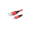 Micro USB la USB 2.0 2A Cablu de date Hoco Premium-Lungime 1 Metru-Culoare Roșu
