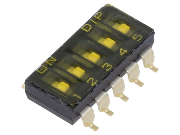 Comutator DIP-SWITCH SMD 2 pozitii