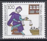 Germania 1991 - 750 de ani de la &quot;Datoria chimiștilor&quot;, MNH