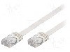 Cablu patch cord, Cat 5e, lungime 5m, U/UTP, Goobay - 93361