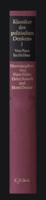 Klassiker des Politischen Denkens vol. 1 von Plato bis Hobbes foto