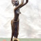 Statueta bronz femeie cu copil