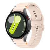Cumpara ieftin Curea din silicon 20 mm, THD, compatibila Samsung Galaxy Watch 7, Galaxy Watch 6, roz