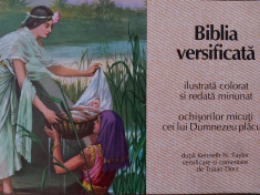 BIBLIA versificata Ilustrata color si redata celor mici micuti Traian Dorz foto