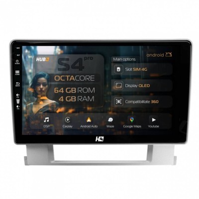 Navigatie Opel Astra J 4GB RAM Android 13 Octacore Slot Sim 4G DSP GPS Wi-FI Carplay Android Auto USB Bluetooth Waze Touchscreen 9 inch foto