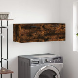 Dulap de perete, stejar fumuriu, 100x36,5x35 cm, lemn prelucrat GartenMobel Dekor, vidaXL