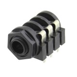 Conector jack, Jack 6,3mm, 3 contacte, mama, NINIGI, JC-215, T254178