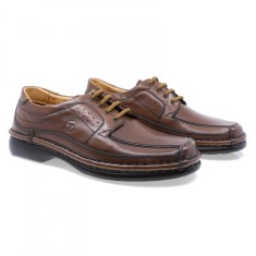 Pantofi barbati, Gitanos, Git-220si, casual, piele naturala, maro foto
